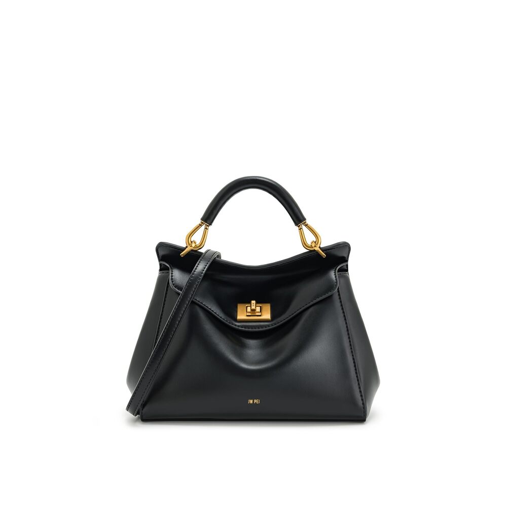 5005 Lucia Classic Top Handbag - Black
